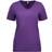 ID Ladies Interlock V-Neck T-Shirt - Purple