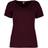 ID Ladies Interlock V-Neck T-Shirt - Dark Bourdeaux