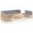 vidaXL 3076484 Loungeset, 1 Bord inkl. 8 Soffor
