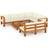 vidaXL 3057939 Loungeset, 1 Bord inkl. 7 Soffor