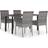 vidaXL 3065701 Matgrupp, 1 Bord inkl. 4 Stolar