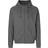 Neutral O63401 W. Hidden Zip Hoodie Unisex - Dark Heather