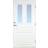 Scandidoor Exklusiv Ytterdörr Frostat glas S 0502-Y H (90x210cm)