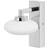 LEDVANCE Smart+ wall Orbis Elypse IP44 TW Chrome 500Lum Väggarmatur
