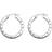 Tommy Hilfiger Thin Earrings - Silver/Transparent