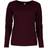 ID Ladies Interlock Long Sleeved T-shirt - Dark Bourdeaux