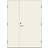 Scandidoor Tight Ytterdörr S 0502-Y H (140x210cm)