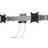 Multibrackets M VESA 75 100 Duo Crossbar