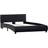 vidaXL Bed Frame with LED Artificial Leather 65cm Sängram 140x200cm