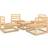 vidaXL 3075264 Loungeset, 1 Bord inkl. 4 Soffor