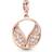 Pandora Me Burning Wings Medallion - Rose Gold/Transparent