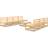 vidaXL 3075349 Loungeset, 1 Bord inkl. 7 Soffor