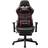 Be Basic Gaming Chair with Footrest Black and Burgundy Artificial Leather