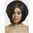 Smiffys Fever Savanna Wig Black