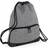 BagBase Athleisure Gymsac - Grey Marl/Black