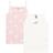 Petit Bateau Heart Print Linnen 2-Pack - White/Pink (A00FQ-00)