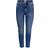 Only Emily Life Ankle Straight Fit Jeans - Blue/Medium Blue Denim