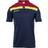 Uhlsport Offense 23 Polo Shirt - Navy/Bordeaux/Fluo Yellow