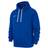 Nike Fleece Pullover Hoodie Unisex - Royal Blue/White