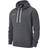 Nike Fleece Pullover Hoodie Unisex - Charcoal Heather/Anthracite/White