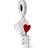 Pandora Happy Bday Balloon Dangle Charm - Silver/Multicolour/Transparent