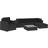vidaXL 46754 Loungesæt, 1 borde inkl. 1 stole & 3 sofaer