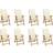 vidaXL 3075056 8-pack Havestol