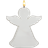 Star Trading Memorial Flamme Angel Lykta 18cm