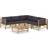 vidaXL 3058214 Loungeset, 1 Bord inkl. 5 Soffor
