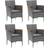 vidaXL 310567 4-pack Havestol
