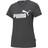 Puma Essentials Logo Women's Tee - Dark Gray Heather