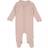 Wheat Wool Footed Jumpsuit - Rose Powder (9305e-775-2487)