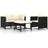 vidaXL 313518 Loungesæt, 1 borde inkl. 1 stole & 3 sofaer