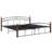 vidaXL Bed Frame Metal 90cm Sengeramme 200X200cm