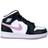 Nike Air Jordan 1 Mid GS - White/Light Arctic Pink/Black