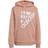 adidas Brand Love Slanted Logo Relaxed Hoodie Women - Ambient Blush/White