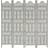 vidaXL 4-Panel Rumdeler 160x165cm