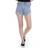 Dr. Denim Skye Empress Ripped Shorts - Light Blue