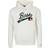 HUGO BOSS x Russell Athletic Exclusive Logo Cotton-Blend Hooded Sweatshirt - White