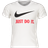 NIKE Kid's Swoosh JDI T-shirt - White/Red (8U9461-255)