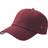 Atlantis Action 6 Panel Chino Baseball Cap - Burgundy