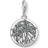 Thomas Sabo Disc Tropical Charm Pendant - Silver/Multicolour