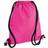 BagBase Icon Gymsac - Fuchsia/Black