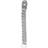 Sebra Crochet Pacifier Clip Elephant Grey