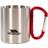 Trespass Stainless Steel Novelty Carabiner Mug 230ml