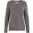 Pieces Bibi Ls Knit Grey Female