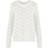 Pieces Bibi Ls Knit - White