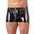 Black Level Zipped Lacquer Boxer Shorts