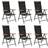 vidaXL 312187 6-pack Garden Dining Chair