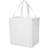 Bullet Liberty Non Woven Grocery Tote Bag - White